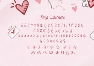 Best Valentine - Handwritten Font