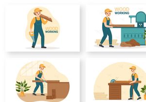 14 Woodworking Illustration