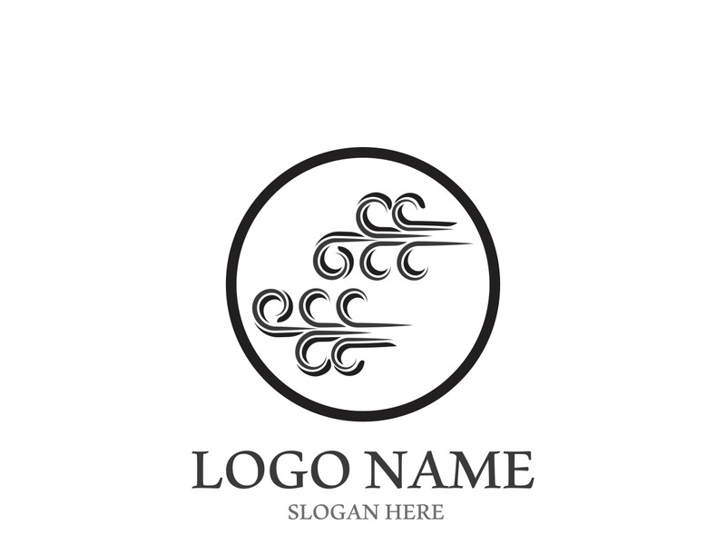 Wind icon vector illustration design template