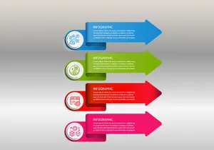 3D-Business Infography Set