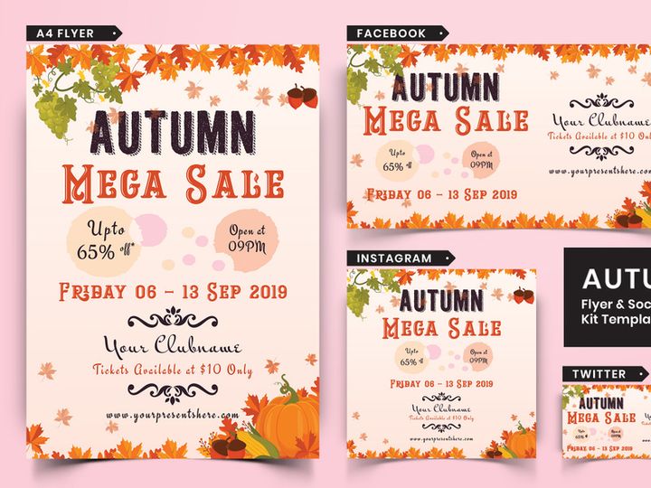 Autumn Festival Flyer & Social Media Pack-15