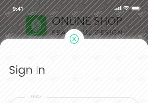 Layar Masuk dan Daftar untuk Aplikasi Seluler