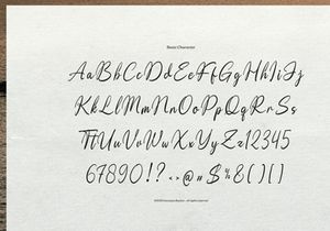 Moonlit Muse | Handwritten Script Font