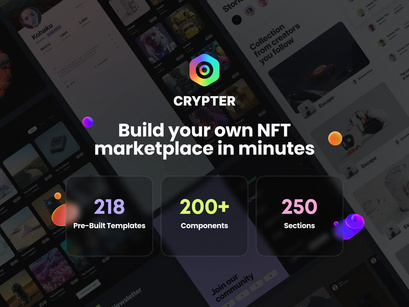 Crypter v.2 - NFT Marketplace UI Kit