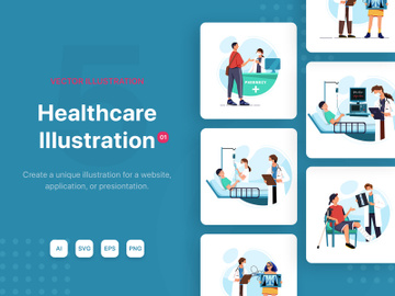 M63_Healthcare & Medical Illustrations_v1 preview picture
