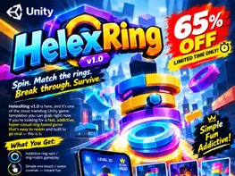 HelexRing v1.0 — Most Trending Unity Games Sale — 65% OFF! preview picture