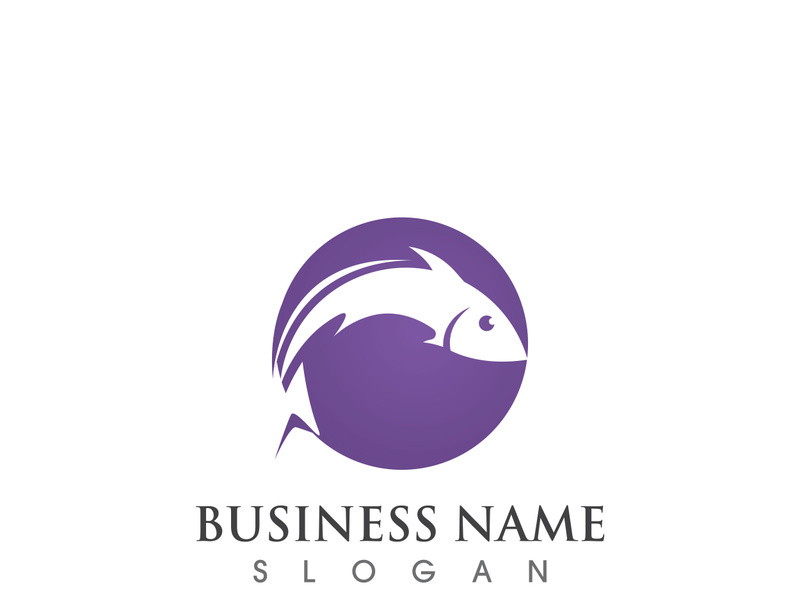 Fish logo and symbol vector symbols