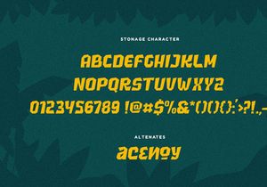 Stoneage | Display Font