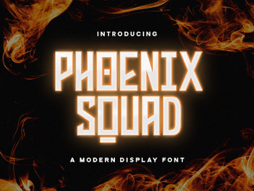 Phoenix Squad - Modern Display Font preview picture