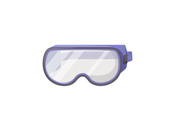 Protective goggles cartoon vector illustration preview picture