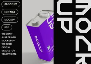 Coffee Can Holder Mockup