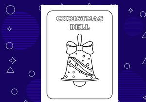 10 Pages Christmas coloring page design for kids. Children coloring page interiors