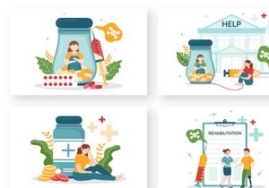 10 Rehabilitation or Physiotherapy Illustration