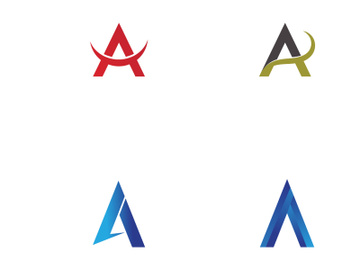 Abstract logo initial letter A element. preview picture