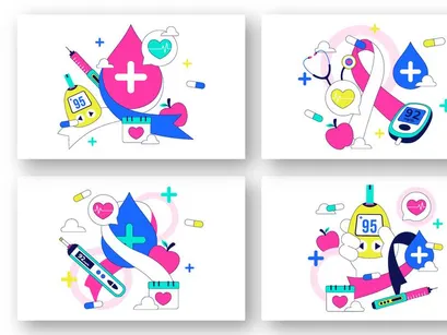 10 World Diabetes Day Illustration