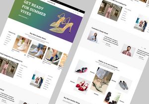 FOOTWEAR E-Commerce Website Design