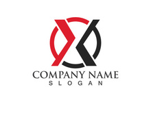 X Logo Template vector icon