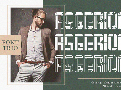 Asgerion - Display Font Trio