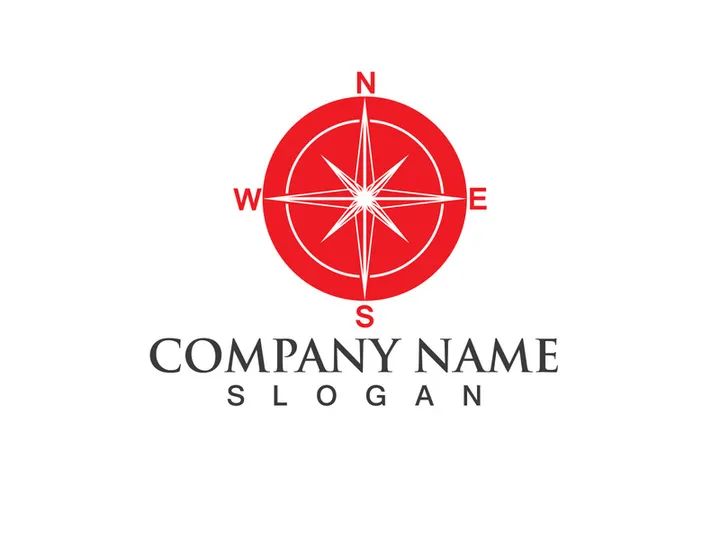 Creative Compass Concept Logo Design Template