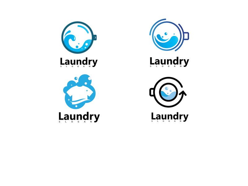 Laundry Washing Machine Logo