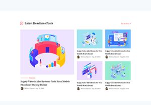 Gutenberg Blog PSD Template