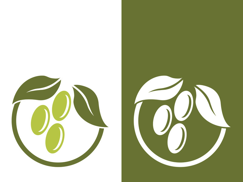 olive icon vector illustration design template