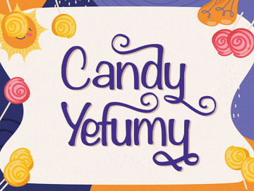 Candy Yefumy - Playful Display Font preview picture