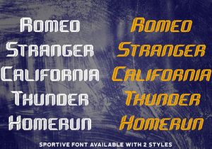 Sportive - Modern Display Font