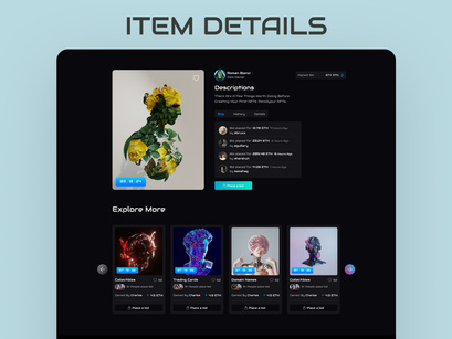 EXEON -NFT Marketplace template