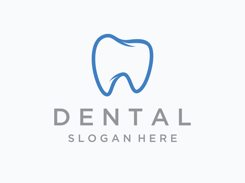 Dental abstract logo. Dental Health, dental care and dental clinic. Logo for health, dentist and clinic.