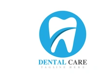 Dental care logo vector icon design