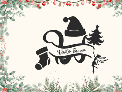 Romantic Christmas Monogram