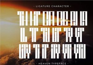 Heaven - Condensed Sans Serif