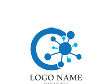 Molecule symbol logo template vector illustration design