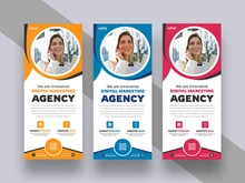 Marketing Agency Roll Up Standee Banner Ver-12