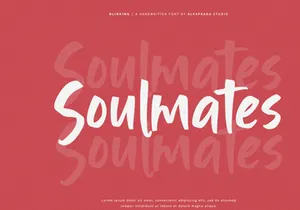 Blinking - Handwritten Font