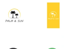 Unique and modern arabian palm tree logo design.