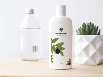 Shampoo Bottle Mockup preview picture