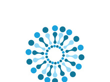 Molecule symbol logo template vector illustration design