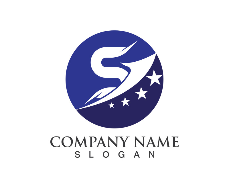 Business corporate S letter logo design vector