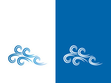 Wind icon vector illustration design template