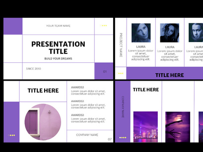 Violet Presentation Template