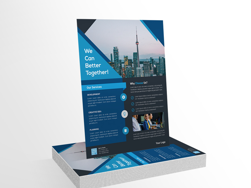 Corporate Flyer Template Vector Design