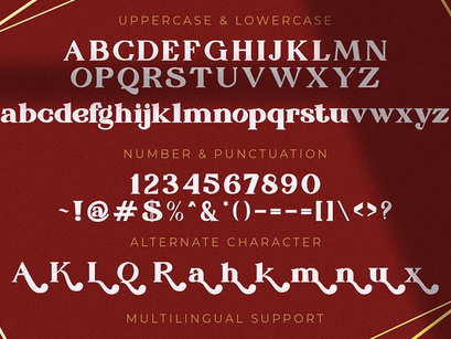 Rosemary - Elegant Serif Font