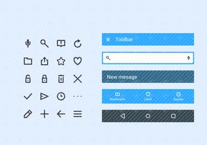 App Icons and Bars UI kit