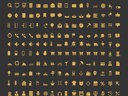 Massicons – 600+ Simple Massive Icon Pack