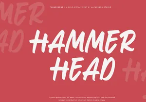 Thunderous - Bold Display Font