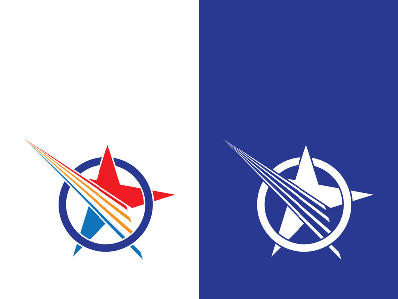 Star icon template vector illustration design