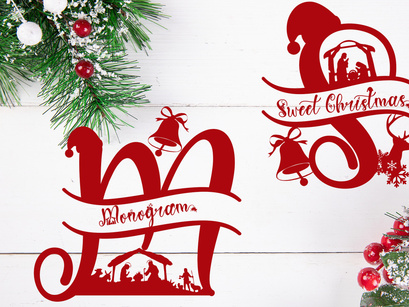 Sweet Christmas Monogram