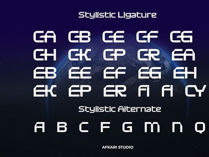 Cyber Copix - Modern Futuristic Sci-Fi Font